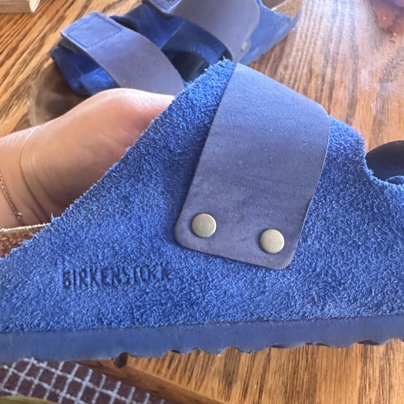 Womens Birkenstock Uji  Nubuck-Suede Leather - Ultra Blue - Picture 3 of 4